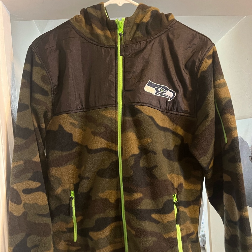 Seattle Seahawks Camouflage Fleece